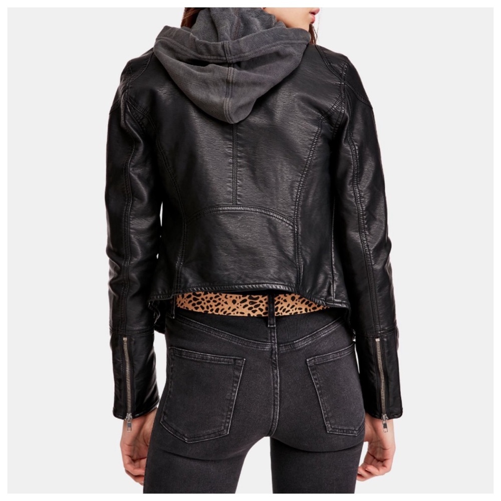 We the Free People vegan leather jacket - Picture 10 of 12